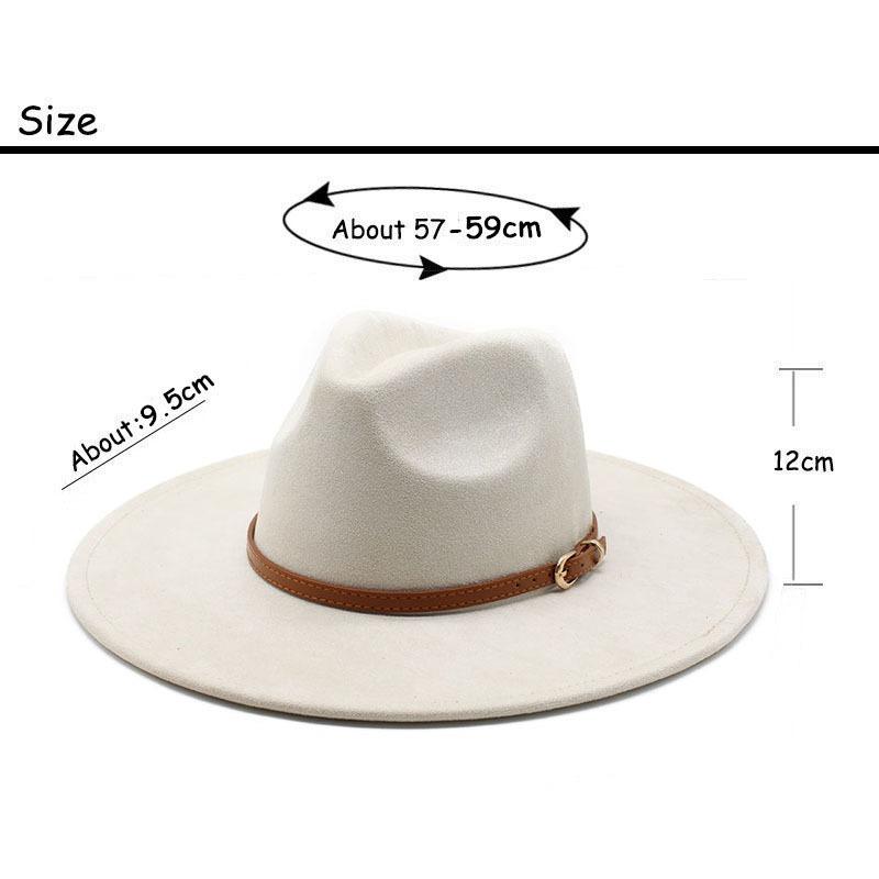 Korean Style Wide Brim Suede Jazz Hat Gentleman S Hat