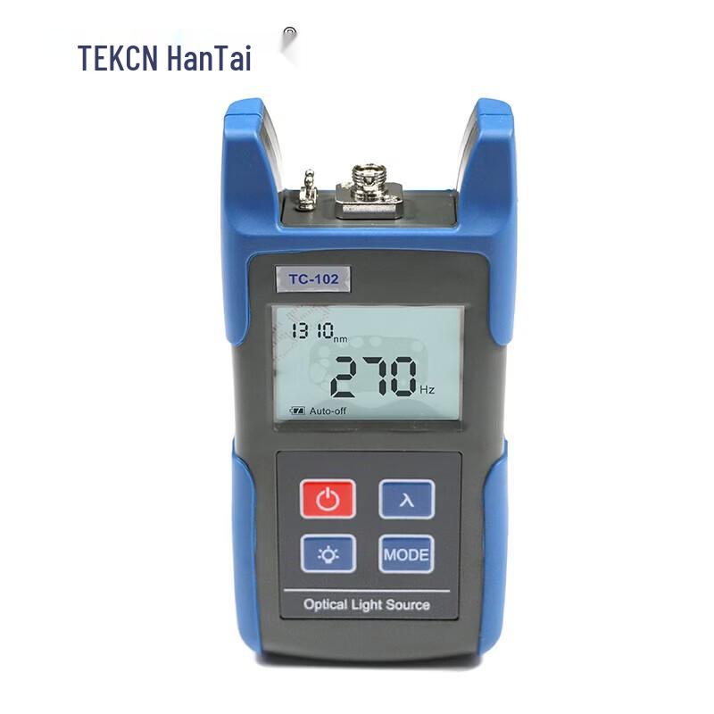 TEKCN TC-102 Handheld Fiber Optic Stable Light Source & Tester