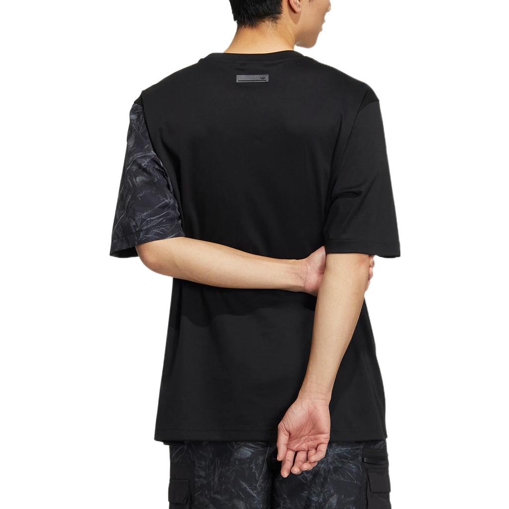 Adidas Originals Trefoil Im Tee Ss Zip Pocket Crew Neck T-Shirt Men Tops Black HS9462