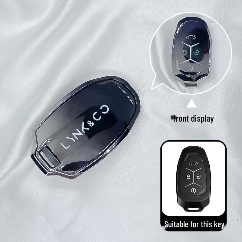 Men's Key Case for Lynk & Co 03, 01/02, 05/06/09 Models - 2022 Protective Cover with Buckle