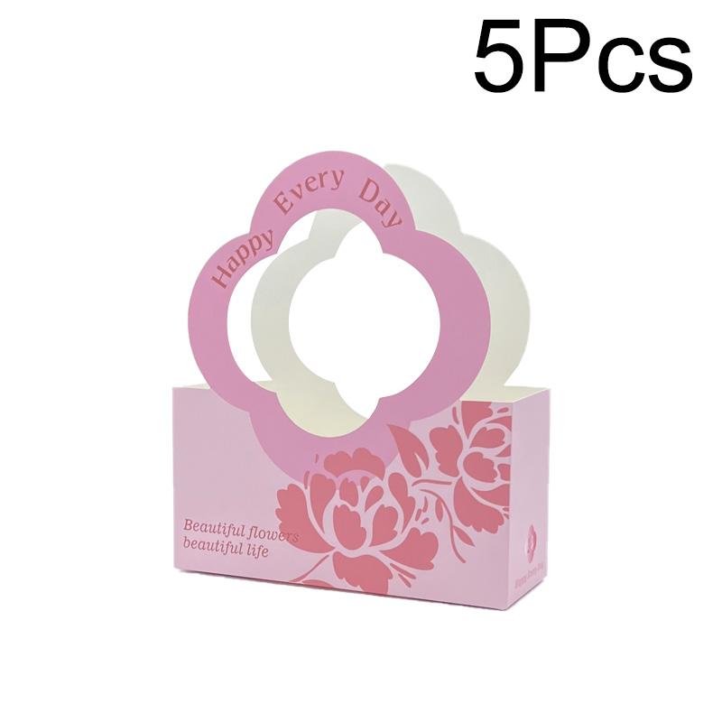 

5 шт./упак. Цветочная корзина, цветочная коробка, подарочный пакет, украшение для свадебной вечеринки, ручная бумажная упаковка, букет на День матери