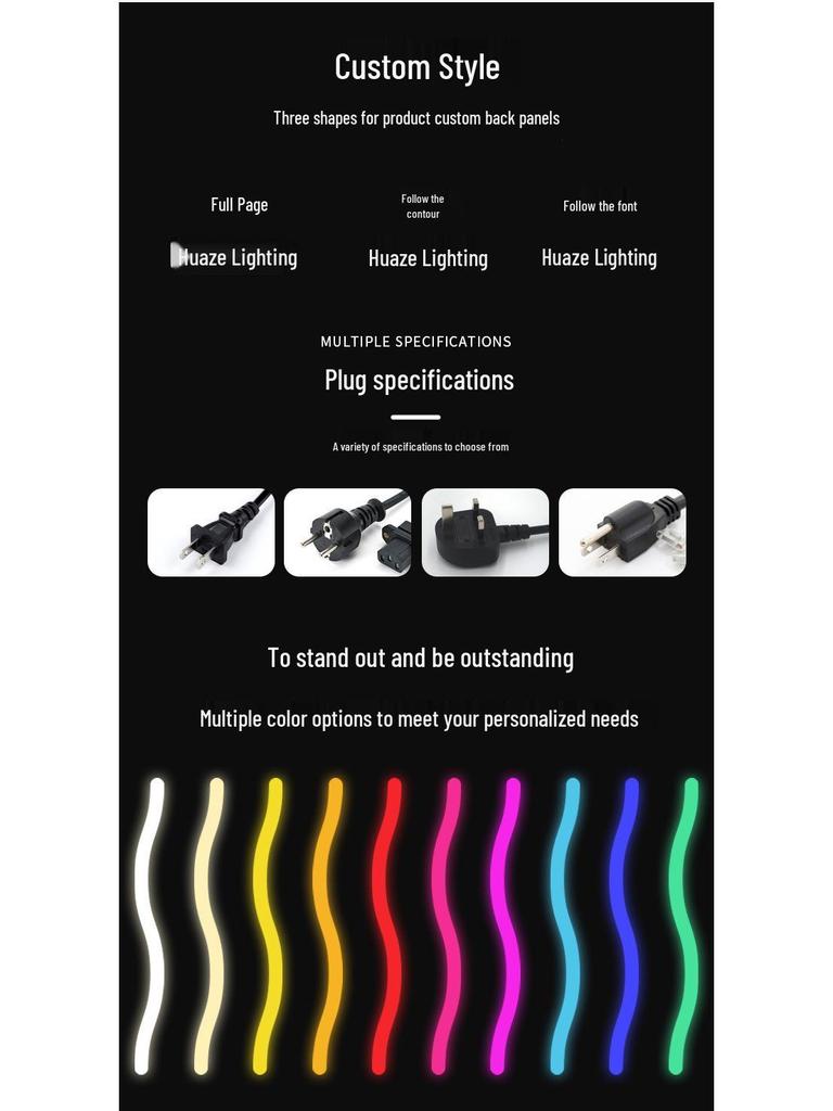 LED Neon Game Controller Ambient Light for Room Decoration