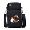 Halloween cute little ghost 26 letter messenger bag multi-function go out portable mobile phone bag