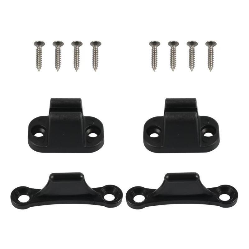 2Pcs Magnetic Door Locks Door Catch Holder Nylon Door Stop Retaining Tool T-shaped Warehouse Door Suction Retainer 1