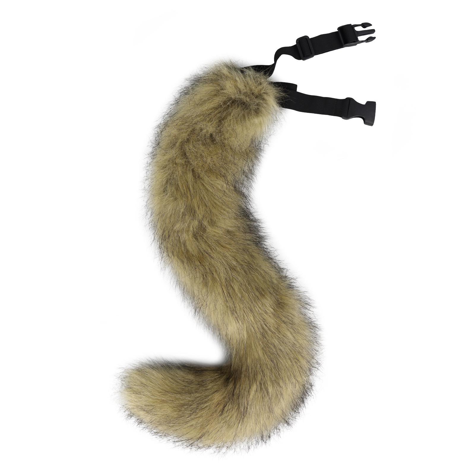 Faux Fur Fox Tail Cosplay Prop for Halloween