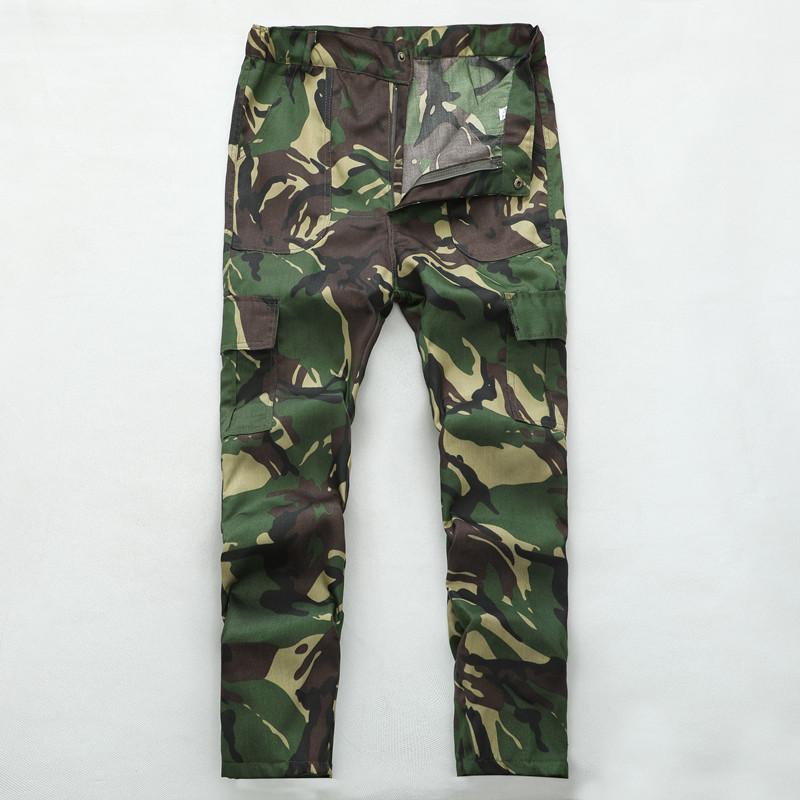 Men's Fashion Loose Wear-resistant and Breathable Long Pant Outdoors Military Trousers Training Overalls Army Camouflage Pants
