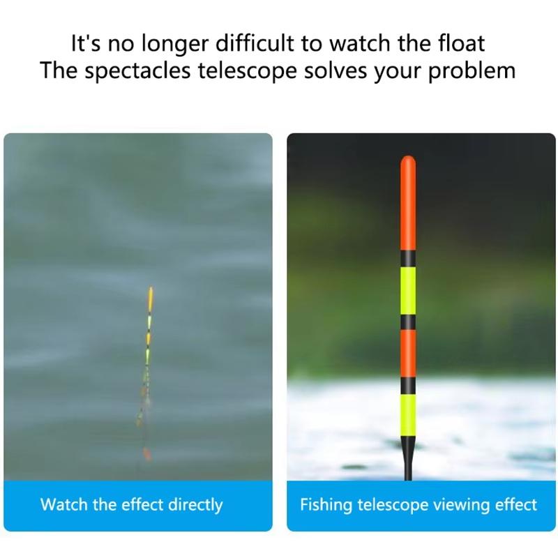 Professional Adjustable Focus Hands Free Fishing Binoculars Magnifier Glasses HD for Angling Bird Watching Outdoor Recreation