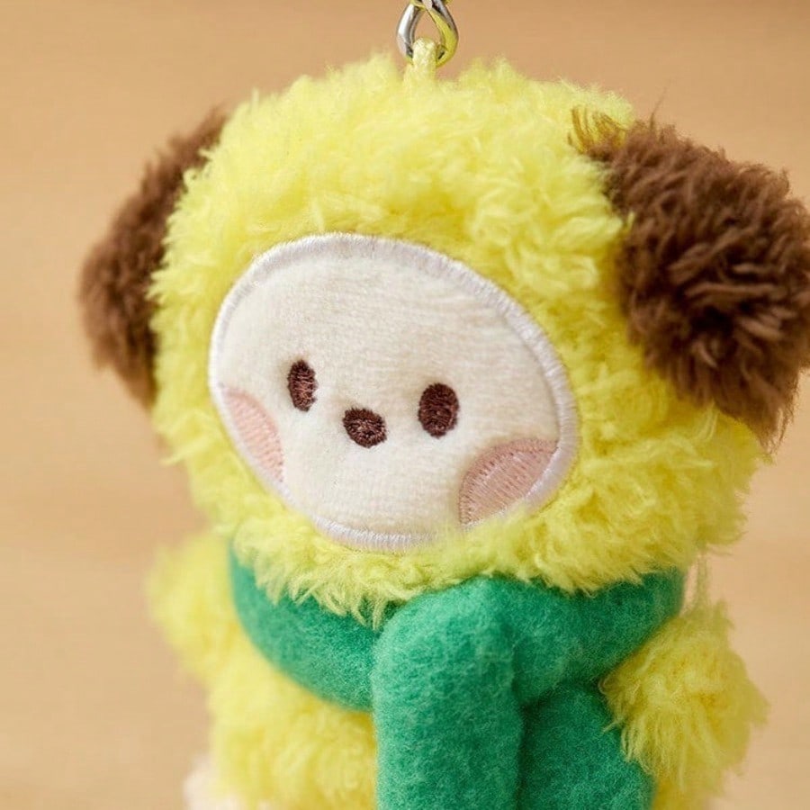 LINE FRIENDS BT21 Kpop Anime and Cartoon-themed Friends Winter Mini Scarves Snow Boots Plush Dolls Handbags and Durable Keychains