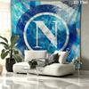 SSC Napoli Custom Name Wall Tapestry Aesthetic Wall Hanging Printed Fabric Blanket Decorative Tapestries for Bedroom Living Room Home Decor