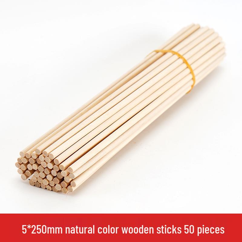 Bamboo and Wooden Craft Sticks: DIY Model Strips and Slices