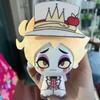 10cm Hazbined Alastor VOX Plushies Hotel Lucifer Stuffed Toys Doll Anime Soft Plush Keychain Decorative Pendant Gift