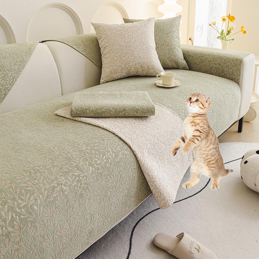 

New Chenier Sofa Cushion, Universal Sofa Cover For All Seasons, Light Luxury And High-End Seat Cushion, Backrest Cover 70*70cm