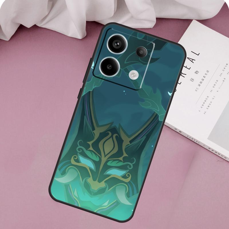Anime Genshin Impact Case For Redmi Note 13 Pro 9 10 11 12 Pro Plus 9S 10S 11S 12S Cover For Redmi 12C 10C 13C