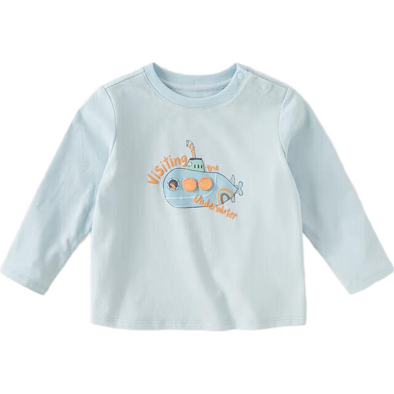 David Bella Kinder Cartoon Langarm-T-Shirt
