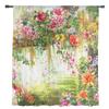 Oil Painting Style Spring Flowers Tulle Window Curtains Living Room Organza Sheer Voile Curtain Bedroom Kitchen Home Decor Drape