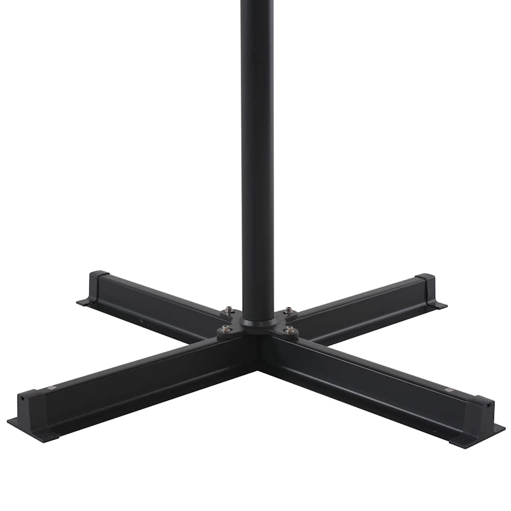 vidaXL Sonnenschirm mit Aluminium-Mast 500 cm Anthrazit