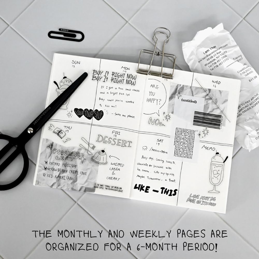 Monolike B6 Little Doodle Diary 6-Month Planner, 07. Tools Little Doodle Diary 07. Tools - Academic Planner, Weekly & Monthly Planner