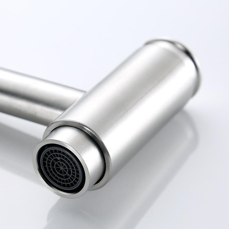 304 Stainless Steel Kitchen Single Cooling Vertical Faucet, Vegetable Washing Basin Sink, Hand Washing Basin, Single Faucet