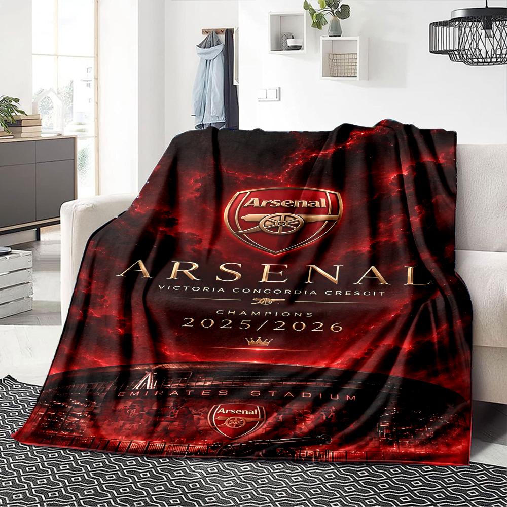 Arsenal Champions Celebration Blankets Flannel Printed Breathable Warm Throw Blanket for Home Office Bedspreads 0708a24