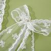 2Pcs/set Lace Bow-knot Bow Curtain Tieback Clip Tied Belt Adjustable Curtain Strap simple exquisite Window Curtain Buckles
