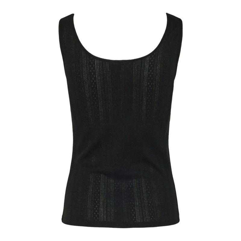 Women's Fitted Round Neck Cotton Tank Top PIECES