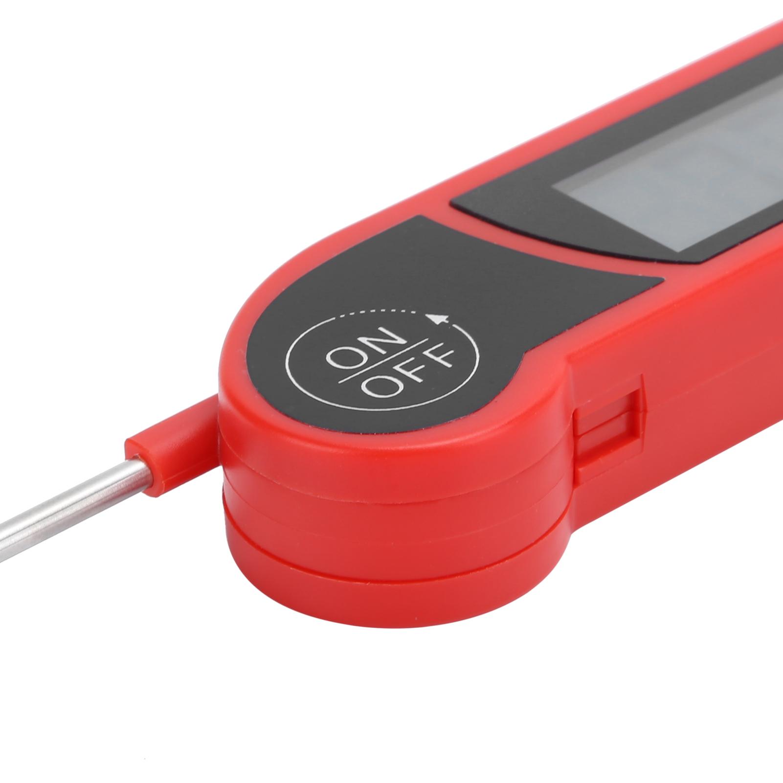 

Folding Alarm Thermometer Electronic Barbecue Thermometer Food Temperature Measuring Meter