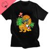 Novelty Short Sleeve Crew Neck T-shirt Boys Girls Pineapple Pizza T-shirt Hawaiian Pizza Is A Delicious Cotton T-shirt