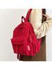 Mochila Compacta de Pana Elegante Versátil Informal para Viaje Ligera Moderna Moda Mochila de Día Para Mujeres