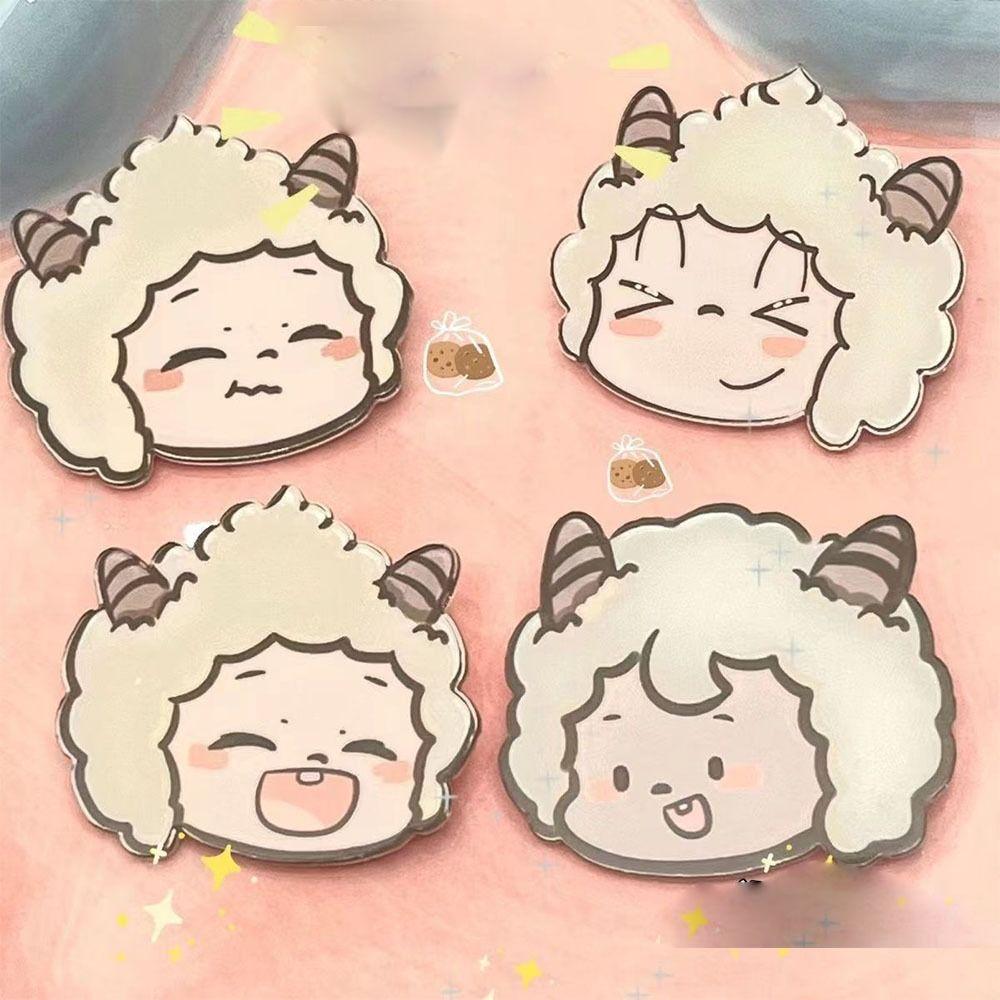 

Acrylic Cartoon Sheep Brooches Zinc Zinc Alloy Clothing Accessories Bag Accessories
