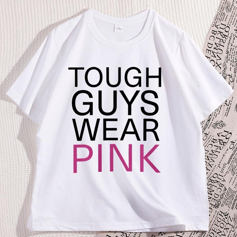 Tough Guys Wearing Pink Gamers T Shirt Men Women Forsaken TShirt Cosplay Tees Funny Cotton Short Sleeve Designer Clothes Tops