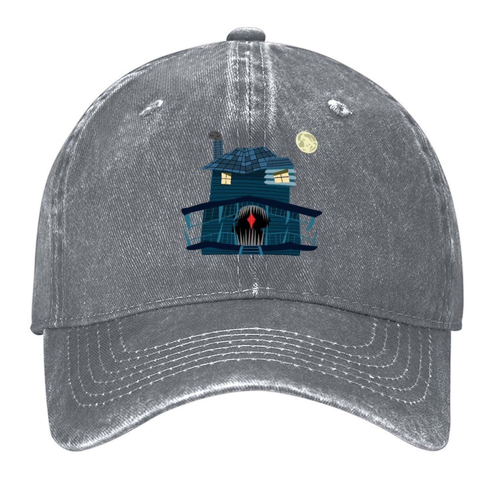 2026 Дом Монстров Ночью Бейсболка Рождественская Кепка Кепка на Защелке Кепки По Акции Бейсболка Кепки Женская Мужская