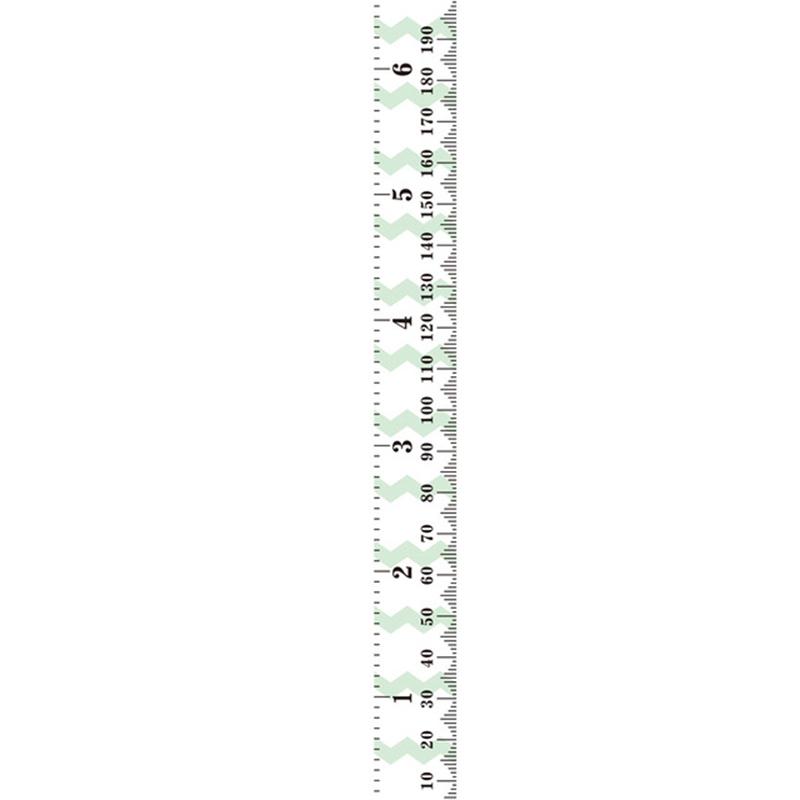 Kids Growth Measurement Ruler Wood Frame Canvas From Baby To Adult Measurement Ruler For Child's Room Living Room Decoration