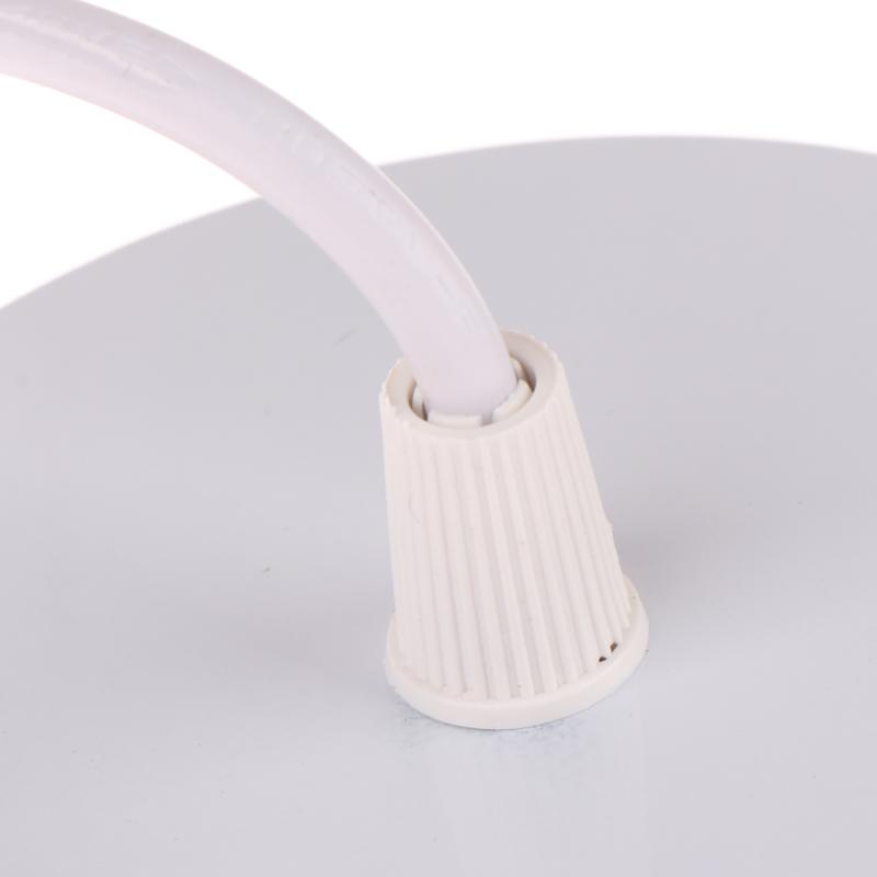 1 Set Nordic Half Teeth Lampshade Base Vintage E27 Hanging Lamp Holders With 0.8/1/1.2/1.5M Cable Ceiling Lamp Holder Socket