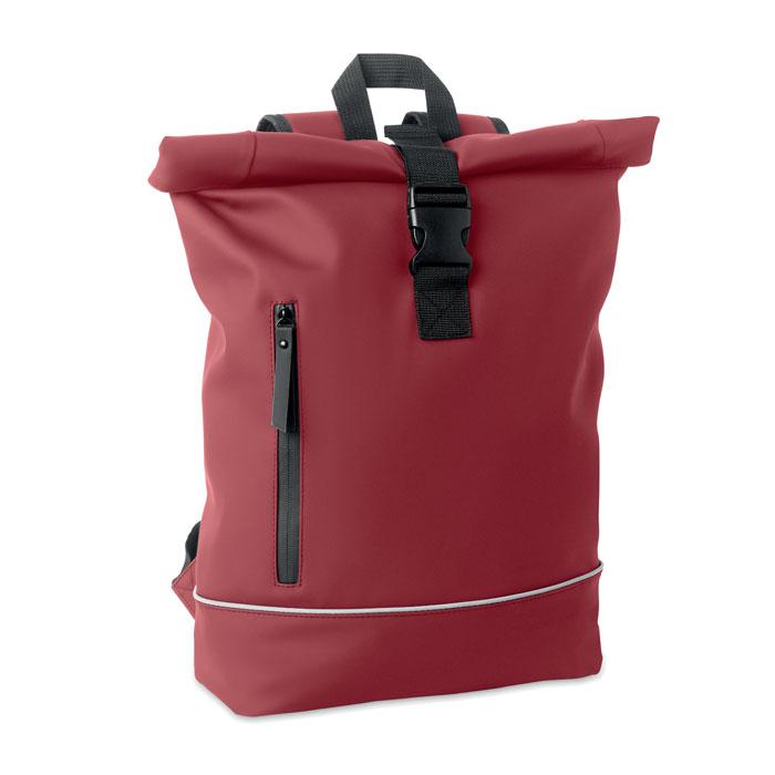 MidOcean Laptosa Roll Top PU Laptop Backpack