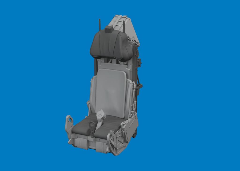 Eduard 1/48 Brassin F-35C Ejection Seat (for Tamiya) Plastic Model Kit Parts EDU6481086 (Airplane)