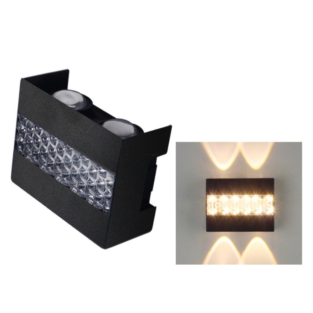 

AC85-265V LED Wall Lamp Up Down Illumination 10W/8W/6W Outdoor Wall Lantern Modern Wall-mounted Waterproof Wall Light Balcony