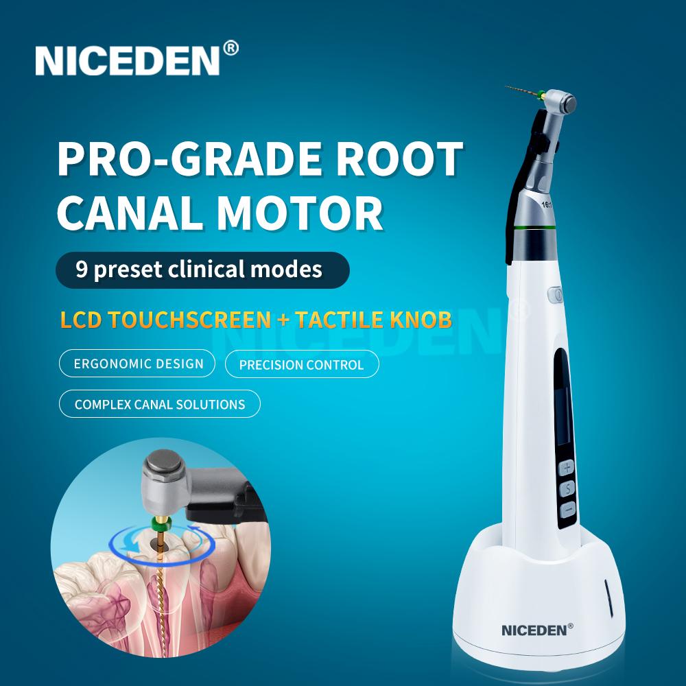 Niceden 2025 9 Modes New Type Wireless Dental Endo Motor 16: 1 Endodontic for Dental Root Canal Endodontic Micromotor Good