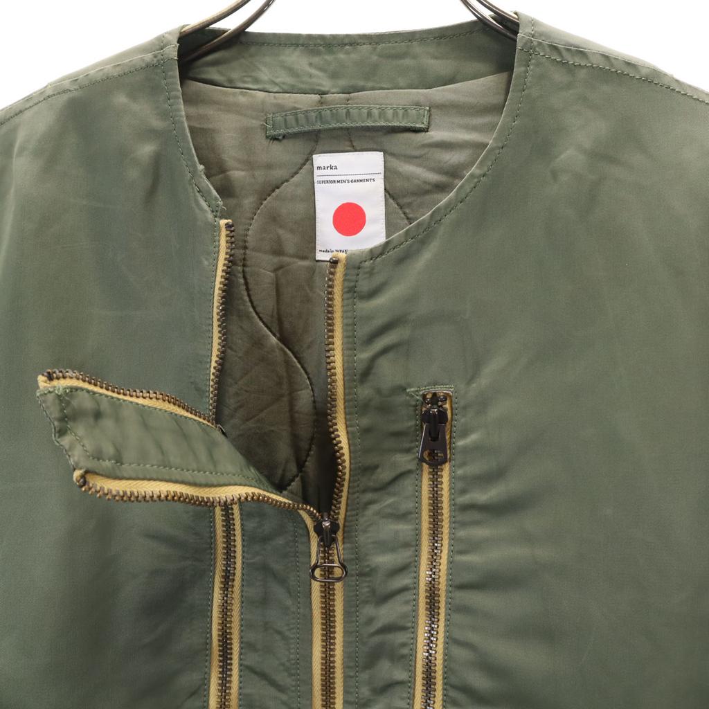 marka made in Japan MA-1 No Collar Flight jacket 1 khaki Men's Used
