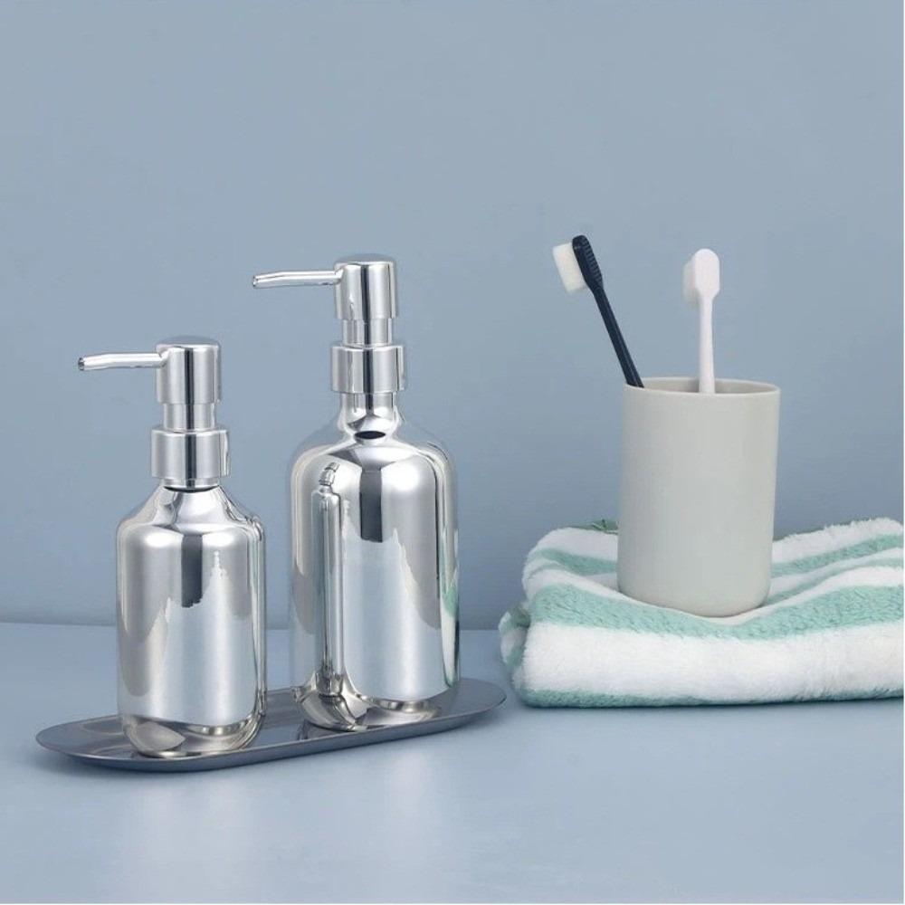 300/500ml Shower Gel Dispenser Press Type Pump Bottle Dispenser Portable Shower Gel Bottle Hotel