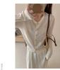 Women's Knit Cardigan Outerwear: Round Neck, Spring/Summer 2026 Fashionable Sweater Top.