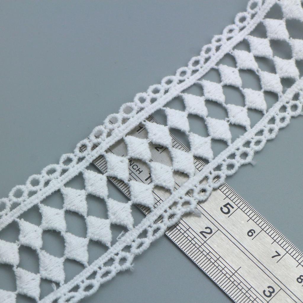 Water Soluble Cotton Embroidery Lace Women'S Clothing Accessories Bilateral Non-Elastic Hollow Lace