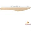Wooden Disposable Knives 100 Piece Wood Compostable Knives EcoFriendly Biodegradable Cutlery for Party