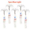 Luminous Fishing Hooks Squid Jig Hooks Waterproof LED Light To Lure Fish Multi-hooks Tackle Fishing Accessories 1/3/5pcs