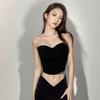 Short Sexy Three-dimensional Fish Bone Sweet Inner Chest Wrap Vest Sling Chest Pad Tube Top Corset Women Gather Beautiful Back Tight