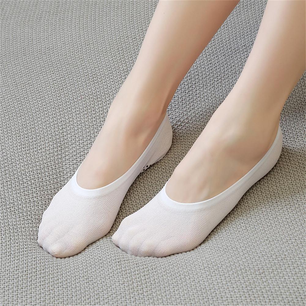 5 Paar Unsichtbare Damen Boat Socken Baumwolle Set Sommer Niedriger Schnitt No Show Rutschfest Hausschuh Knöchel Socken Niedlich Dünn Süßigkeiten Socken