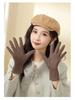 Women's Suede Winter Gloves: Warm, Fleece-Lined, and Windproof for Cycling and Driving