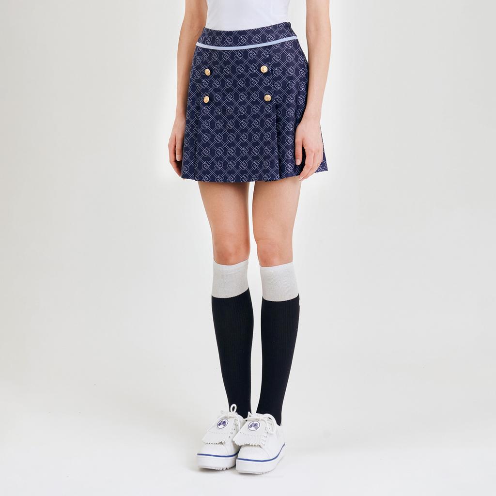MARTINE GOLF All-Over Symbol Culottes_Navy