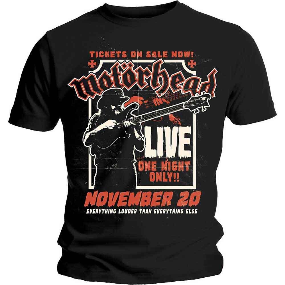

Motorhead Lemmy Firepower T-Shirt Black New Unisex T-Shirt S