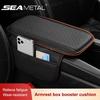 Leather Car Armrest Cushion Cover Center Console Box Pad Protector Accessories
