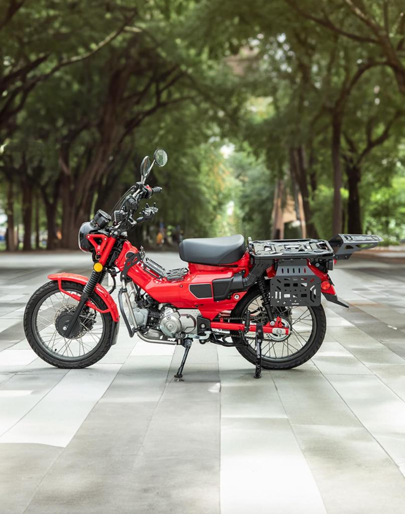 KEMIMOTO Motorrad Motorrad Seitenständer Hunter Cab 125 Verstärkte Seitenständerhalterung für CT125